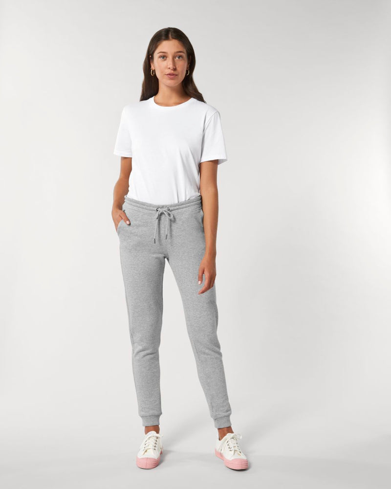 Grey Luxe Organic Cotton Track Pants