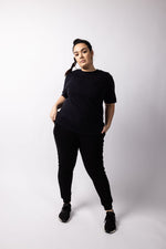 Navy Blue Organic Oversize T-shirt
