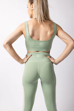 Fern Green Padded Sports Bra