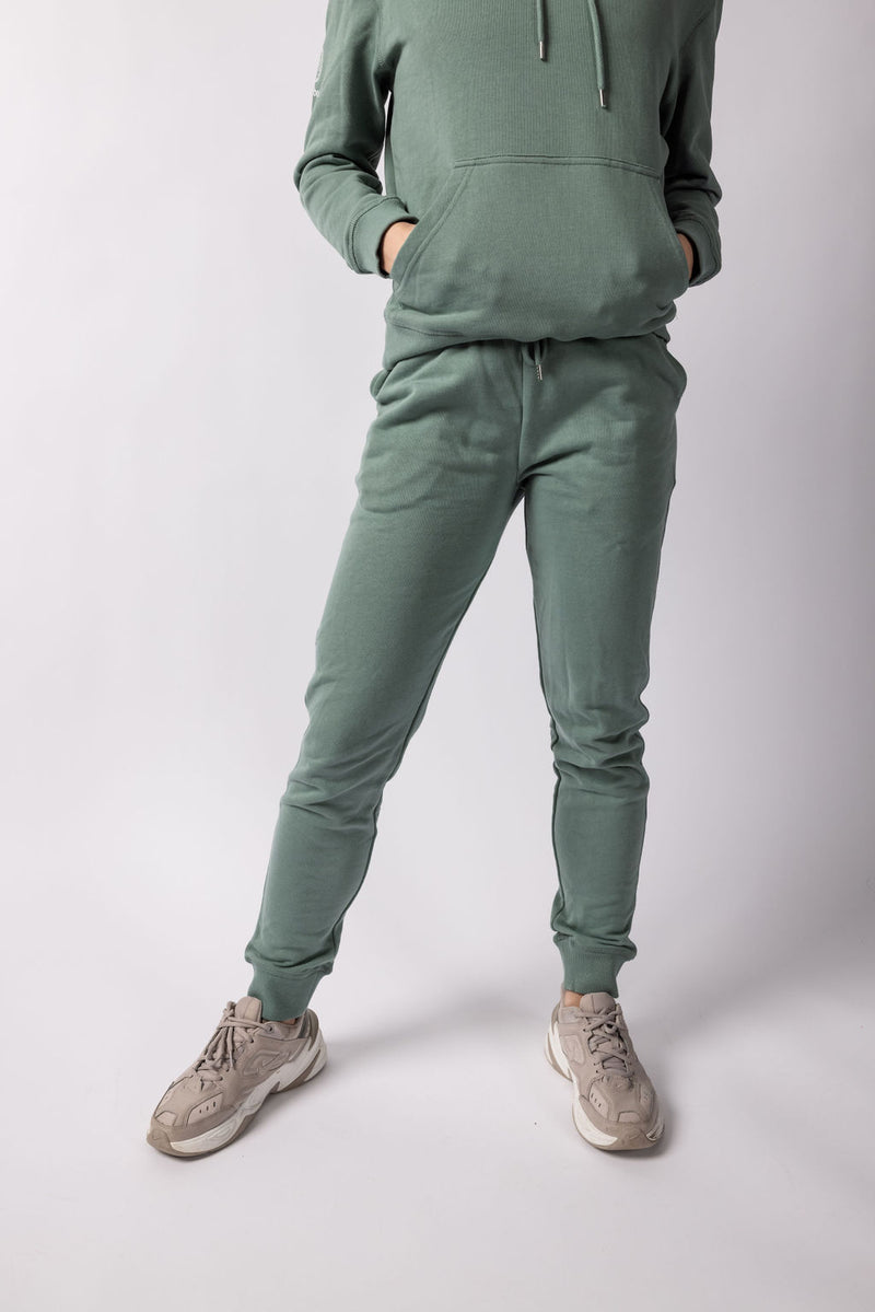 Sage Green Premium Track Pants