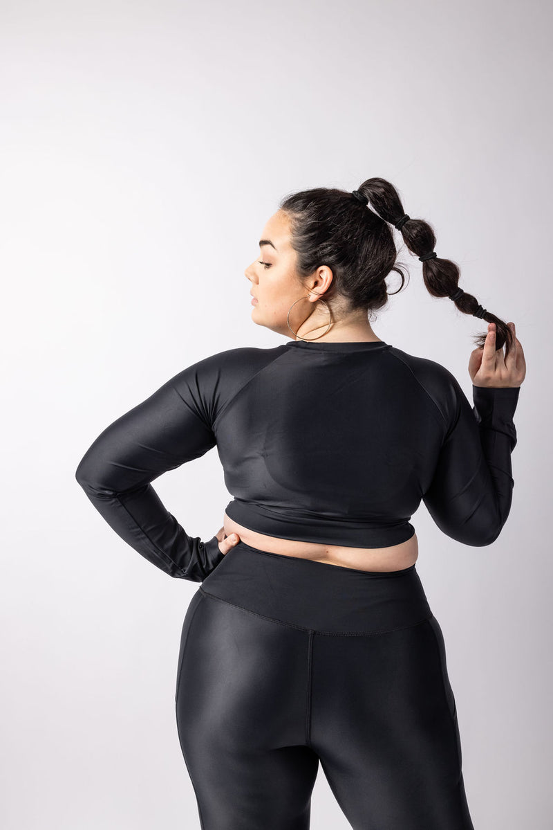 Black Crop Top