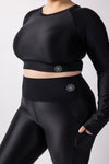 Black Crop Top