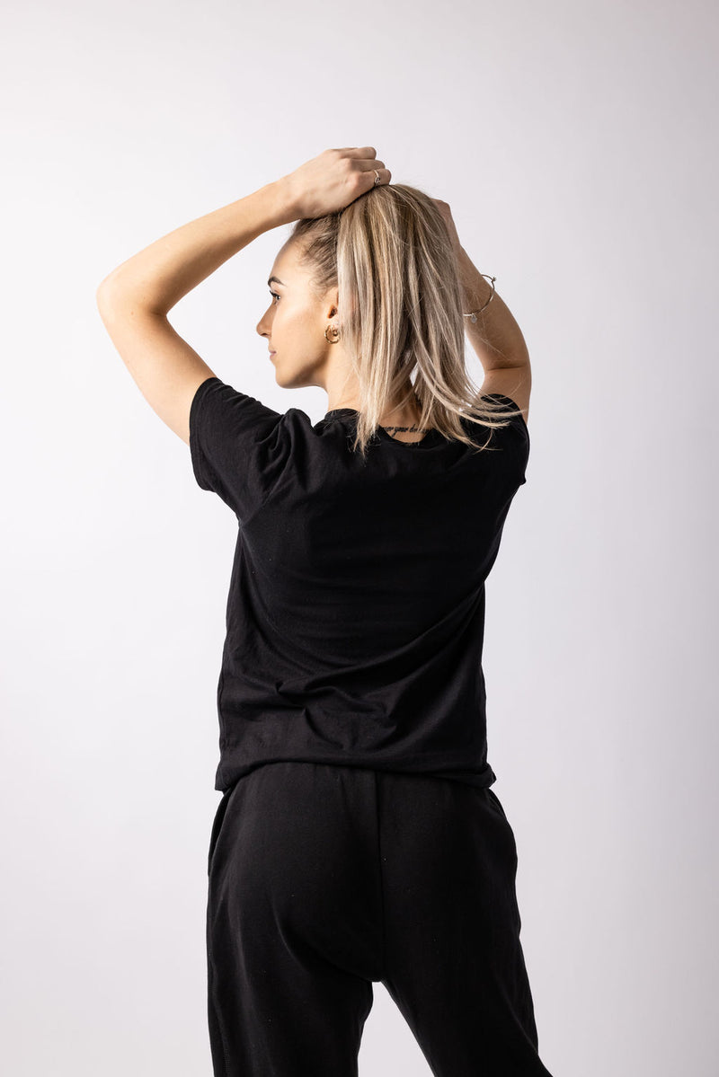 Black Organic Cotton T-Shirt