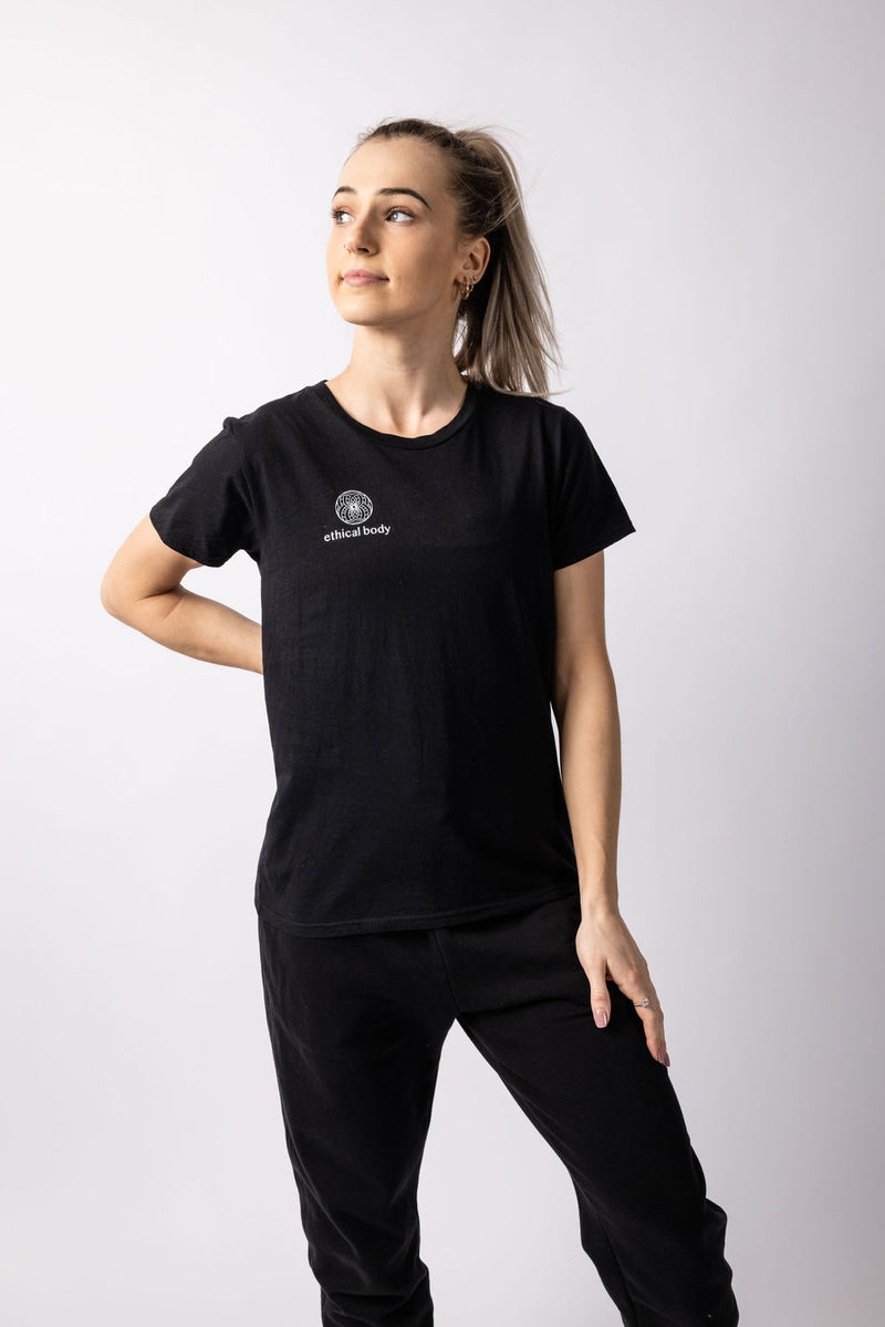 Black Organic Cotton T-Shirt