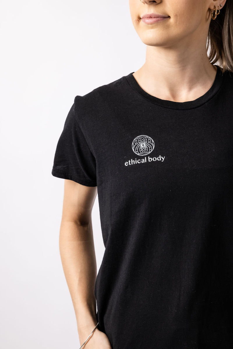 Black Organic Cotton T-Shirt