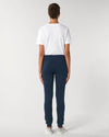 organic cotton navy track pants