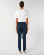 organic cotton navy track pants