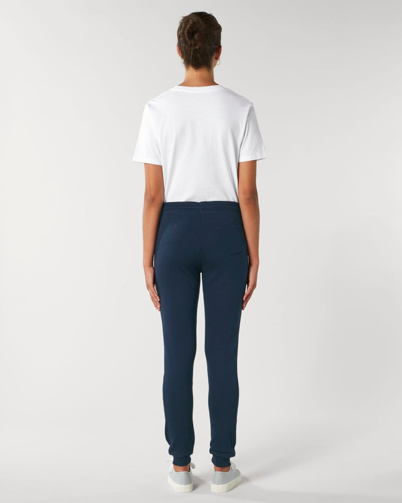 organic cotton navy track pants