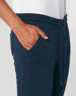 organic cotton navy track pants